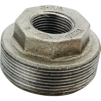 ProSource 35-1X3/4B Pipe Bushing, 1 x 3/4 in, Threaded x Female Inlet x Male Outlet, Steel, 300 psi Pressure