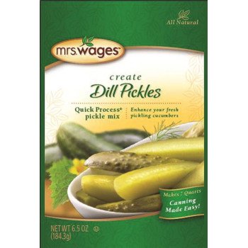 Mrs. Wages W621-J7425 Dill Pickle Mix, 6.5 oz Pouch