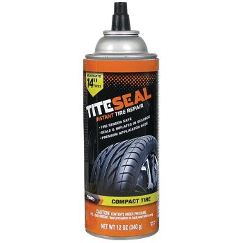 Titeseal M1114/6 Instant Tire Repair Sealant, 12 oz, Aerosol Can, Liquid, Ammonia