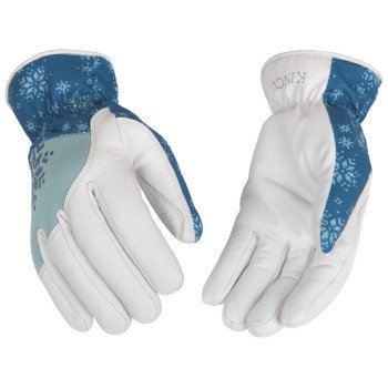 Heatkeep 103HKW-L Gloves, Women's, L, Angled Wing Thumb, Double Shirred Elastic Wrist, Easy-On Cuff, TR2 Lining