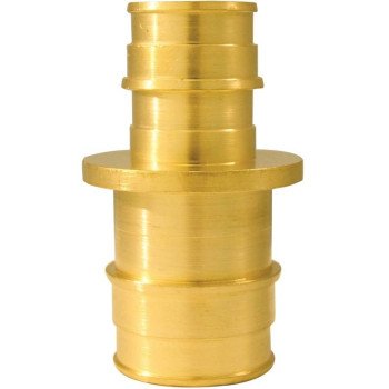 Apollo ExpansionPEX Series EPXC341 Reducing Coupling, 3/4 x 1 in, Barb, Brass, 200 psi Pressure