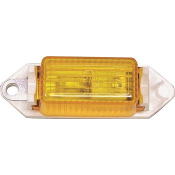 PM V107WA Marker Light, 12 V, Incandescent Lamp, Amber Lens, Screw Mounting