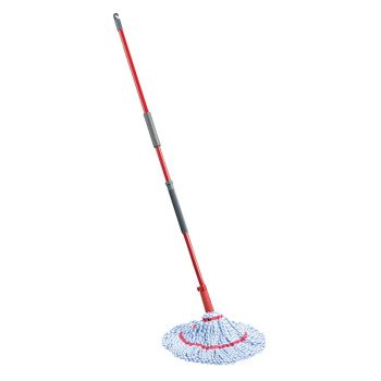 Vileda 148241 Wet Mop, 55 in L, Microfiber Cloth Mop Head, Steel Handle