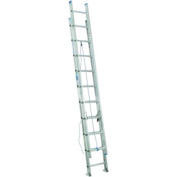 Werner D1332-2 Extension Ladder, 31 ft H Reach, 250 lb, Aluminum