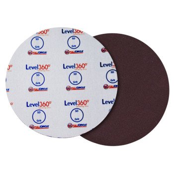 Full Circle SD220-5 Sanding Disc, 220-Grit, Very Fine, Aluminum Oxide, 8-3/4 in Dia