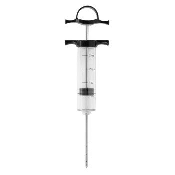 Mr. BAR-B-Q 40100Y Seasoning/Marinade Injector, 2 oz Capacity, Oversized Needle