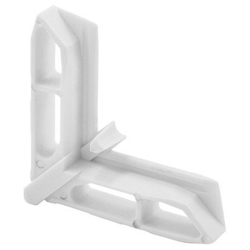 Make-2-Fit PL 15758 Screen Frame Corner, Plastic, White, For: Andersen Screen Frames