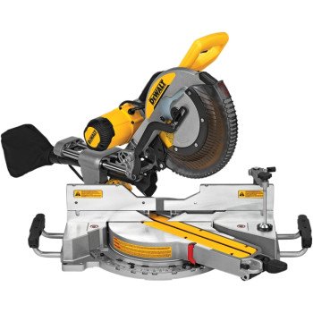 DEWALT DWS779 Sliding Miter Saw, Electric, 12 in Dia Blade, 6-3/4 in Cutting Capacity, 3800 rpm Speed