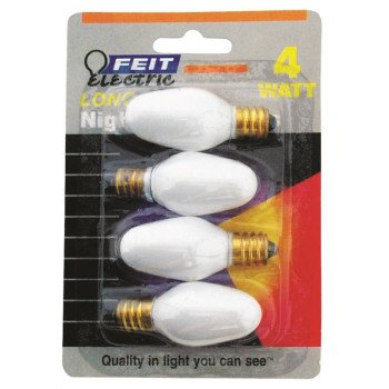 BP4C7/W/4 WHT NIGHTLT BULB 4W 