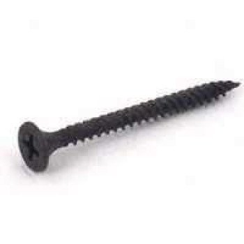 ProFIT 0280058 Screw, #6 Thread, 1 in L, Fine Thread, Bugle Head, Phillips Drive, Sharp Point, Phosphate, 329/BX