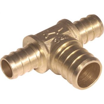 SharkBite UC408LFA Bullnose Pipe Tee, 1/2 x 3/4 in, 200 psi Pressure