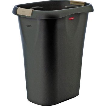 Rubbermaid 5L60 FG5L6000CSHM Waste Basket, 32 qt Capacity, Plastic, Cashmere, 19 in H