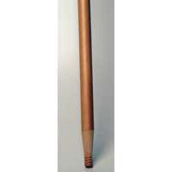 SUPREME ENTERPRISE LA210 Broom Handle, 1-1/8 in Dia, 60 in L, Threaded, Wood