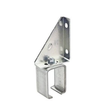 National Hardware N104-638 Box Rail Bracket, 3-1/4 in W x 1-3/4 in D x 7-1/8 in H Dimensions, Steel, Galvanized