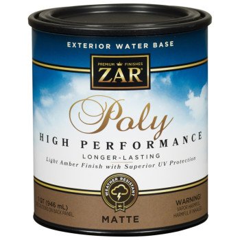 ZAR 34912 Wood Stain, Matte, Transparent, Liquid, 1 qt, Can