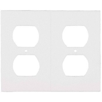 M-D 87916 Wallplate Sealer, For: Standard Size Outlet Plates, Foam, White