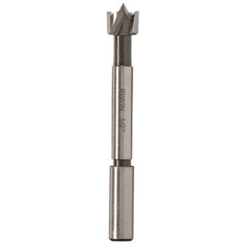 Irwin 1966898/42912 Forstner Bit, 3/4 in Dia, 3-1/2 in OAL, 1-Flute, 3/8 in Dia Shank, Reduced Shank