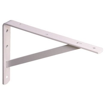 208 WHITE 550MM BRACKET SHELF 