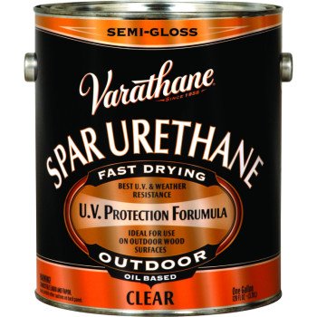 Varathane 9432 Ultimate Spar Urethane Paint, Semi-Gloss, Liquid, Clear, 1 gal, Can