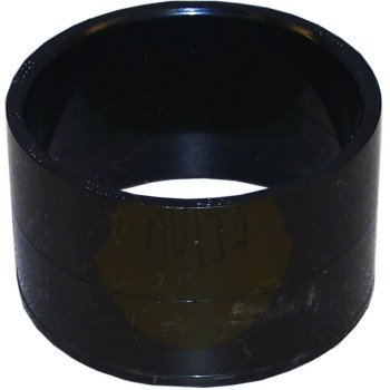 Canplas 103002RBC Repair Pipe Coupling, 2 in, Hub, ABS, Black, 40 Schedule