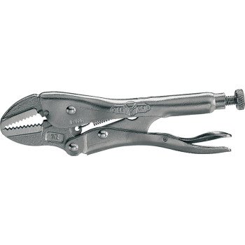 Irwin Original Series 302L3 Locking Plier, 7 in OAL, 1-5/16 in Jaw Opening, Plain-Grip Handle, 3/8 in W Jaw