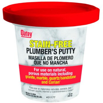 Oatey 31177 Plumbers Putty, Solid, Off-White, 9 oz