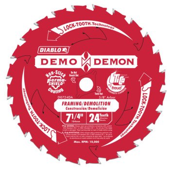 CIRC SAW BLADE 7-1/4INX24T