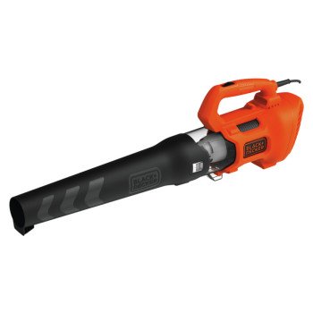 Black+Decker BEBL750 Electric Axial Leaf Blower, 9 A, 120 V, 2-Speed, 450 cfm Air