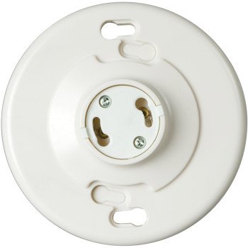 Eaton Wiring Devices GU24W-SP Lamp Holder, 250 VAC, 660 W, White