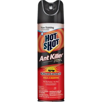 Hot Shot 4480-9 Ant Killer Plus, Liquid, Spray Application, 16 oz, Aerosol Can