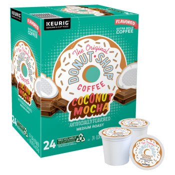 Keurig 5000330073 K-Cup Pod, Coconut Mocha, Medium Roast, 12 oz Box