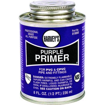 Harvey 19060-24 All-Purpose Professional-Grade Primer, Liquid, Purple, 8 oz Can