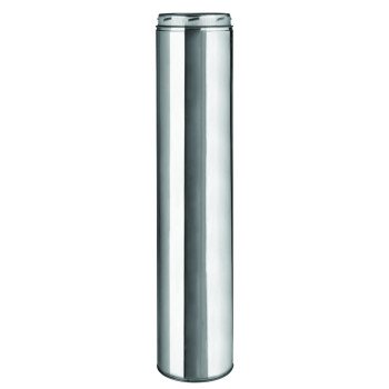 Selkirk 208036 Chimney Pipe, 10 in OD, 36 in L, 8 in W, Stainless Steel