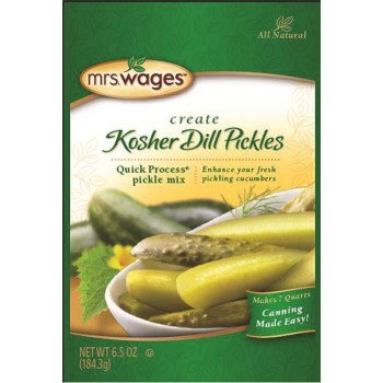 Mrs. Wages W622-J7425 Kosher Dill Pickle Mix, 6.5 oz Pouch