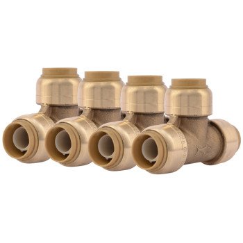 U362LFA4 TEE 4PK 1/2IN        