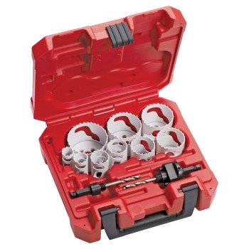 Milwaukee Hole Dozer 49-22-4025 Hole Saw Kit, 13-Piece, Cobalt