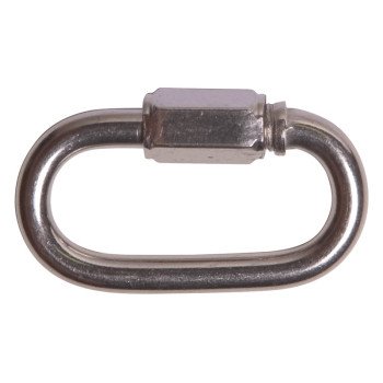 Ben-Mor 77097 Chain Quick Link, 3/8 in Trade, 2640 lb Working Load, Stainless Steel