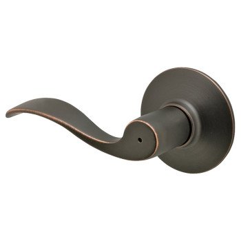 Schlage F Series F40V ACC 716 Privacy Lever, Mechanical Lock, Aged Bronze, Metal, Residential, 2 Grade