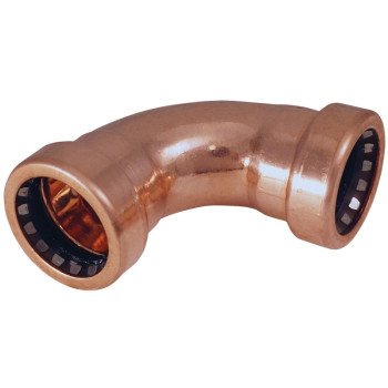 EPC 907 Series 10170790 Pipe Elbow, 1/2 in, 90 deg Angle, Copper, 200 psi Pressure