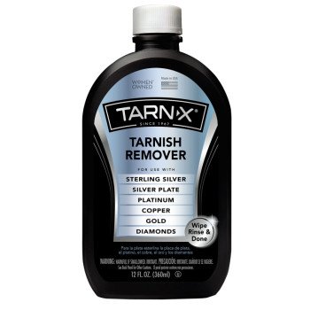 Tarn-X TX-6 Tarnish Remover, 12 oz Bottle, Liquid, Slightly Acidic, Crystal Water White