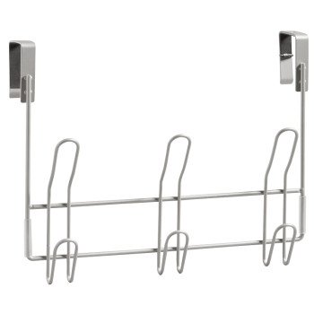 Zenna Home BB78NN Bath-in-a-Box Bath Storage Suite, 3-Shelf, Steel, Satin Nickel