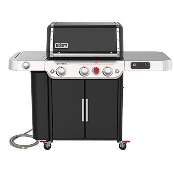 Weber GENESIS EPX-335 Series 37810001 Smart Gas Grill, 39,000 Btu, Natural Gas, 3-Burner, Enclosed Cabinet Storage