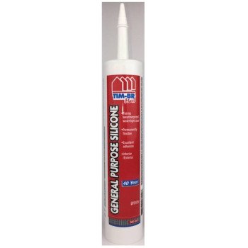 Flame Control WZ06002 Silicone Sealant, White, 300 mL, Indoor, Outdoor