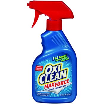 Oxiclean Max Force 51244 Stain Remover, 12 oz, Bottle, Liquid, Opaque White