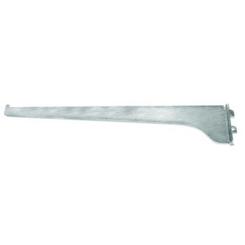 Knape & Vogt 180 ANO 16 Shelf Bracket, 16 in L, Steel, Anochrome