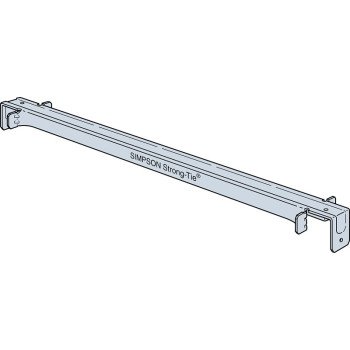 Simpson Strong-Tie TSBR TSBR2-24 Truss Spacer Restraint, 22 ga Gauge, Steel, Galvanized/Zinc