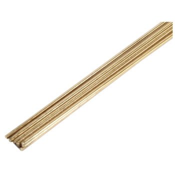 Forney 47300 Gas Brazing Rod, 1/8 in Dia, 18 in L, Brass