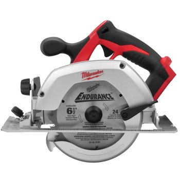 Milwaukee 2630-20 Circular Saw, Tool Only, 18 V, 2.8 Ah, 6-1/2 in Dia Blade, 50 deg Bevel