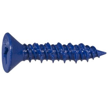 Midwest Fastener 10540 Masonry Screw, 1/4 in Dia, 1-1/4 in L, Steel, 1/PK