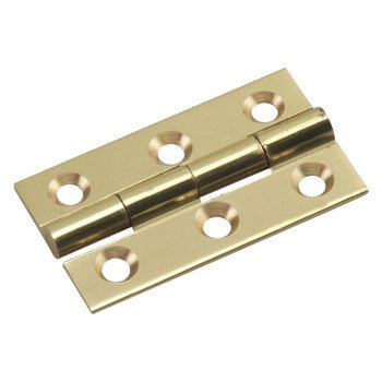 592SBR HINGE BRASS 1-1/2X7/8IN